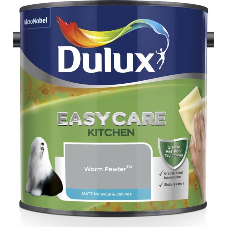 Dulux Easycare Kitchen Matt 2.5L Warm Pewter