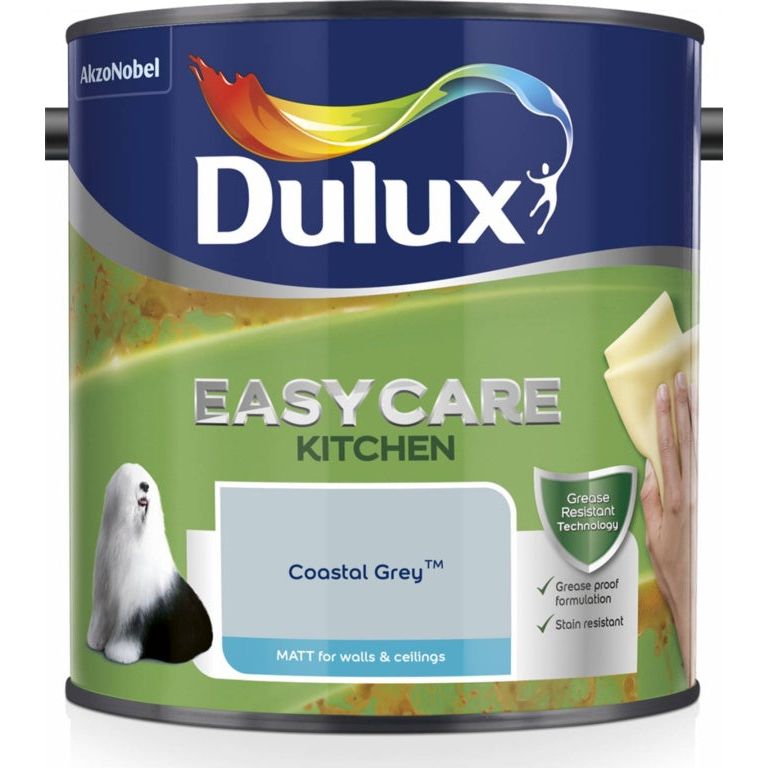 Dulux Easycare Kitchen Matt 2.5L Coastal Grey