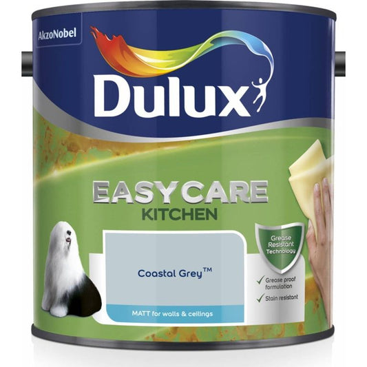 Dulux Easycare Cuisine Mat 2,5 L Gris Côtier