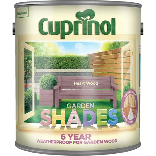 Cuprinol Cortinas de jardín 2,5 L Corazón de madera