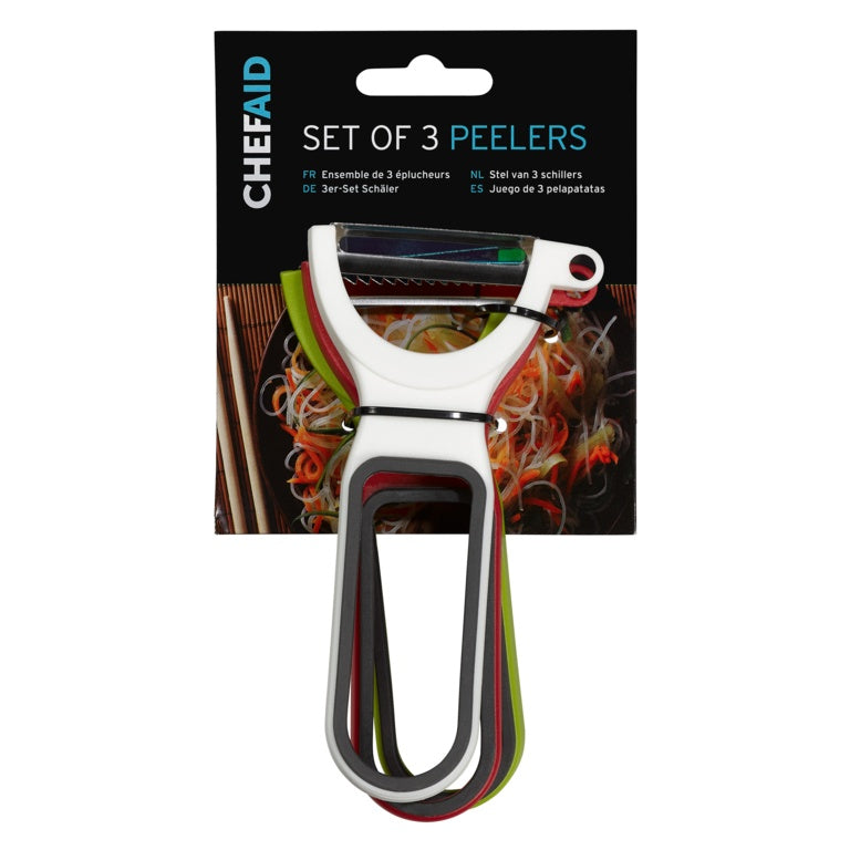 Chef Aid 3 Peelers