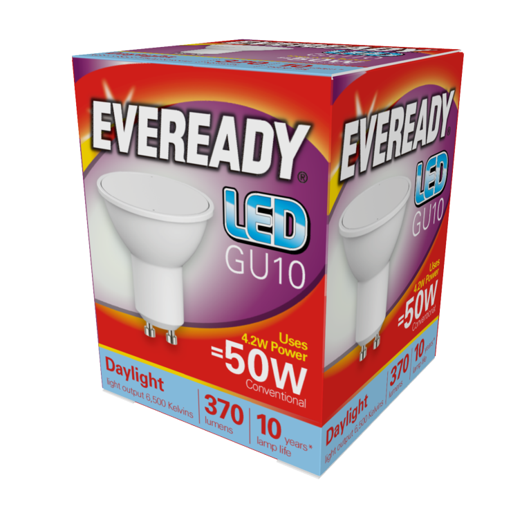 Eveready LED GU10 5W 370lm Lumière du jour 6500k