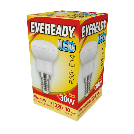 Eveready LED R39 4W 320lm Blanco Cálido 3000k E14