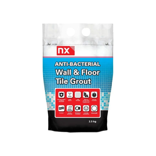 Norcros Anti Bacterial Wall & Floor Tile Grout 2.5kg Cornish Cream