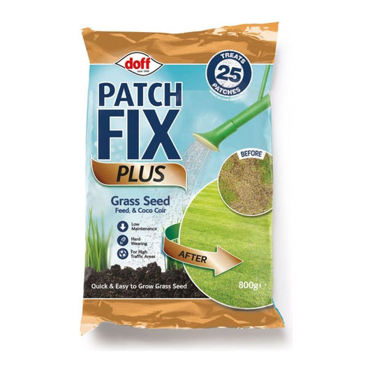 Doff Patch Fix Plus Grass Seed, Feed & Coco Coir 800g