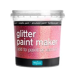 Polyvine Glitter Paint Maker Pink