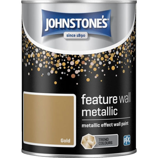 Johnstone's Feature Wall Metallic 1.25L Gold