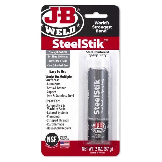 JB Weld SteelStik Epoxy Putty Stick 57g
