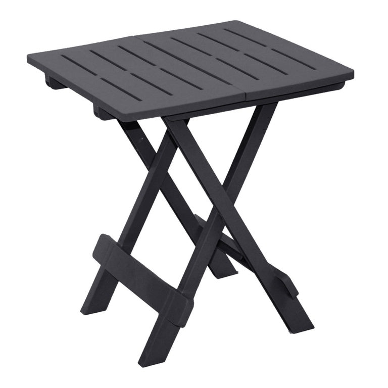 SupaGarden Plastic Folding Camping Table Anthracite