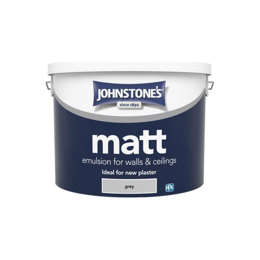 Johnstone's Wall & Ceiling Matt 10L Grey
