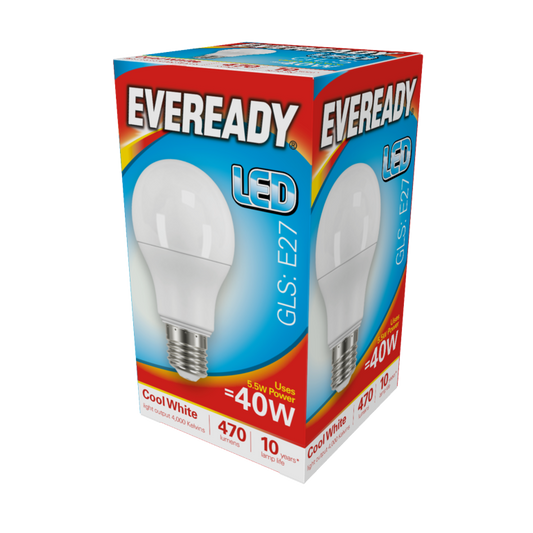 Eveready LED GLS 40W 480lm E27