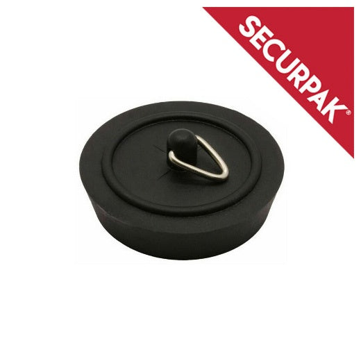 Securpak Bath Plug Pack 2 45mm Black