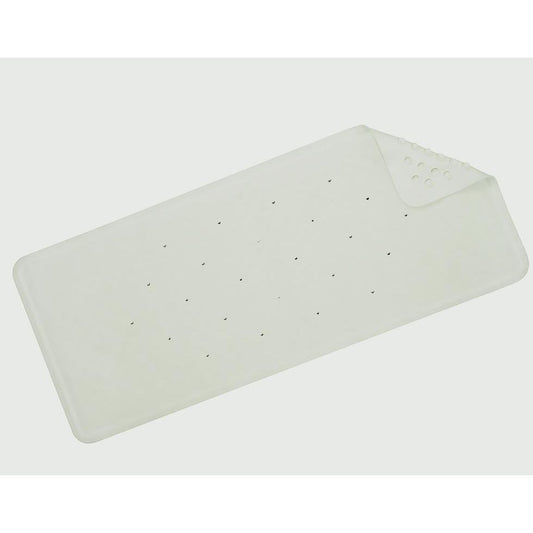 Croydex Basics Rubber Bath Mat White 740mm x 340mm