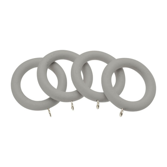 Woodside Wood Pole Rings M/Grey Pack 4 28mm