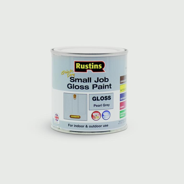 Rustins Quick Dry Small Job Gloss 250ml Pearl Grey
