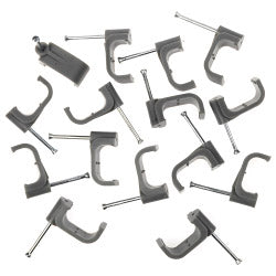 Securlec Cable Clips Flat Pack 40 10mm - Grey