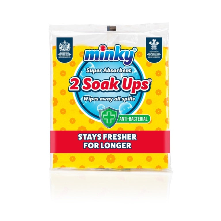 Minky Anti-Bac Soak Ups Pack 2