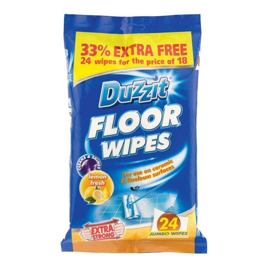Duzzit Floor Wipes Pack 24