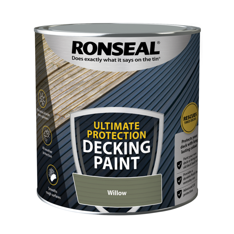 Pintura para terrazas Ronseal Ultimate Protection, 2,5 L, sauce
