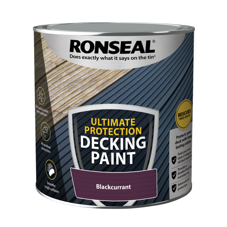 Ronseal Ultimate Protection Decking Paint 2.5L Blackcurrant