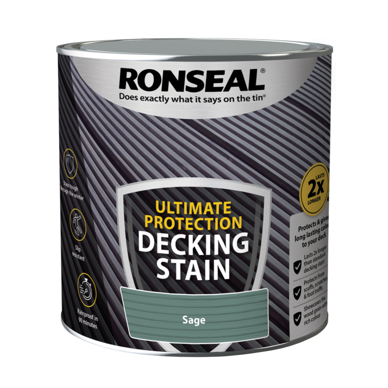 Ronseal Ultimate Protection Teinture pour terrasse 2,5 L Sauge