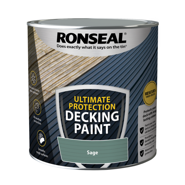 Ronseal Ultimate Protection Pintura para terrazas 2,5 L Salvia