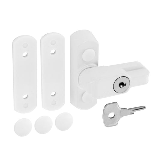 Securit Locking Door Jammer 65mm White