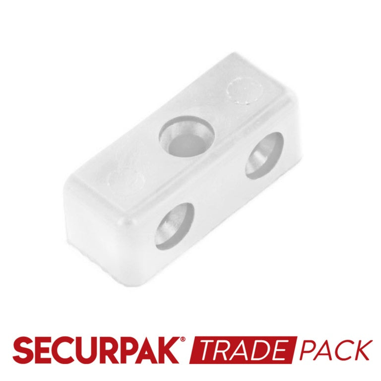 Securpak Trade Pack Modesty Block Blanco Paquete de 30