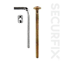 Perno para muebles Securfix Trade Pack M6X50mm individual