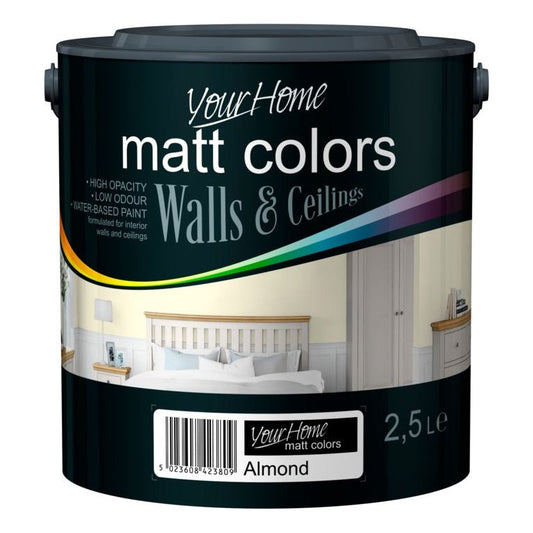 Your Home Matt Emulsion 2.5L Almond