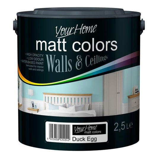Your Home Matt Emulsion 2.5L Duck Egg