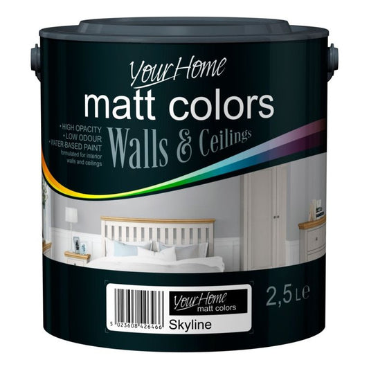 Your Home Matt Emulsion 2.5L Skyline