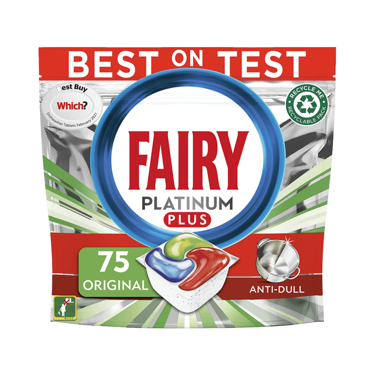 Fairy Dishwasher Tablets Platinum Pack 75 Original