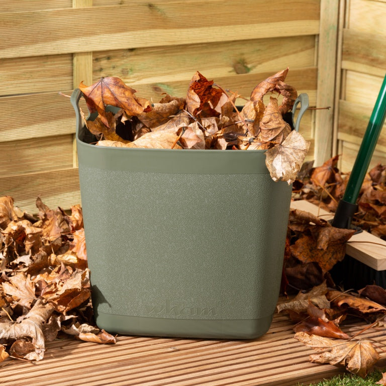 Whatmore Square Flexi Tub Vert Olive 25L