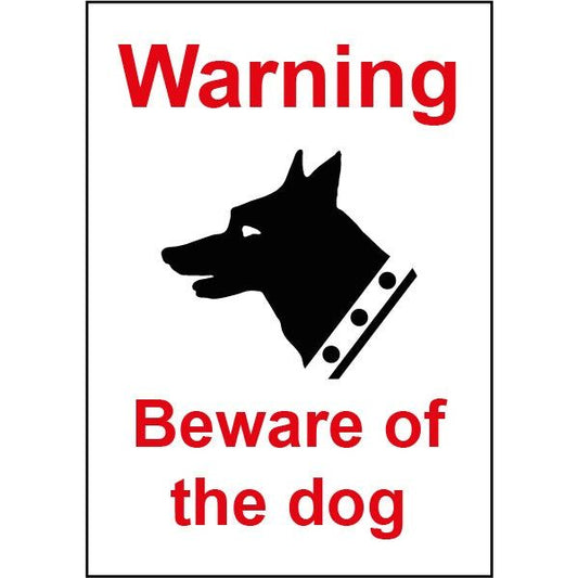 Smiths Architectural Beware Of Dog Sign 148mmx210mm