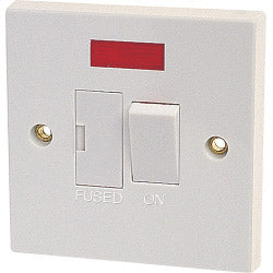 Dencon 13A Switched Fused Spur with Pilot Lamp to BS1363 Pre-Packed