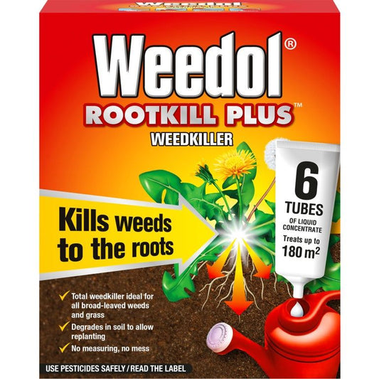 Weedol Rootkill Plus Weedkiller 6 Tubes