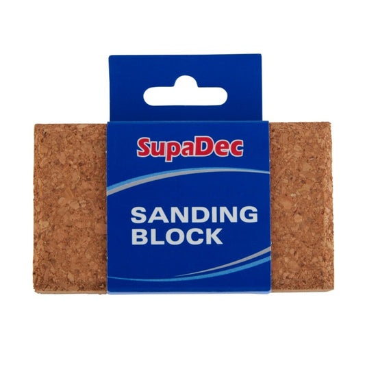 SupaDec Decorator Cork Sanding Block
