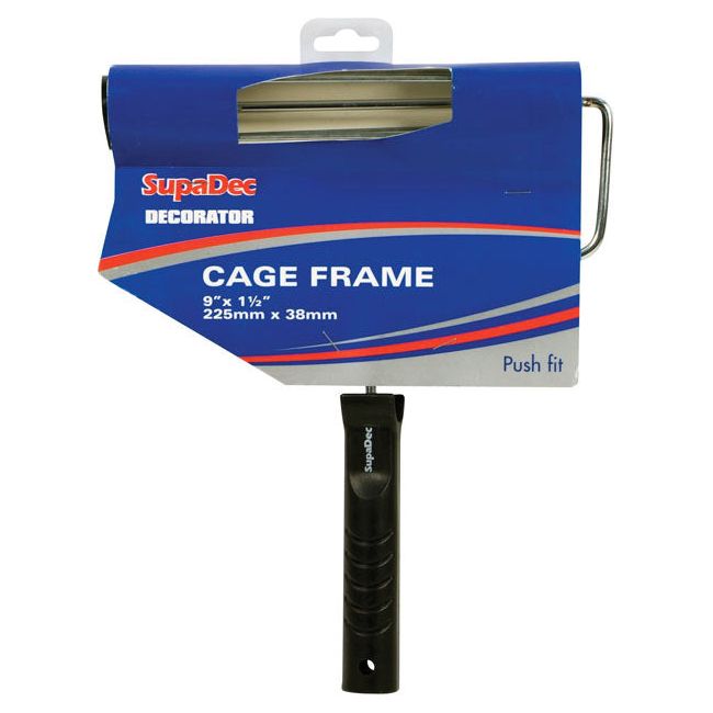 SupaDec Roller Frame with Plastic Handle 9" x 1.5" / 225mm x 38mm