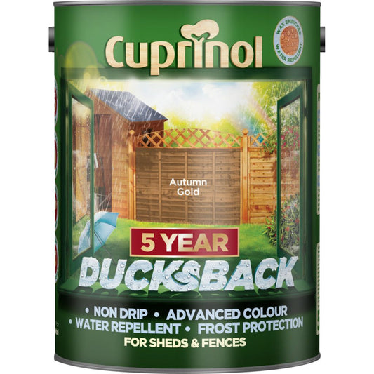 Cuprinol Ducksback 5L Automne Or