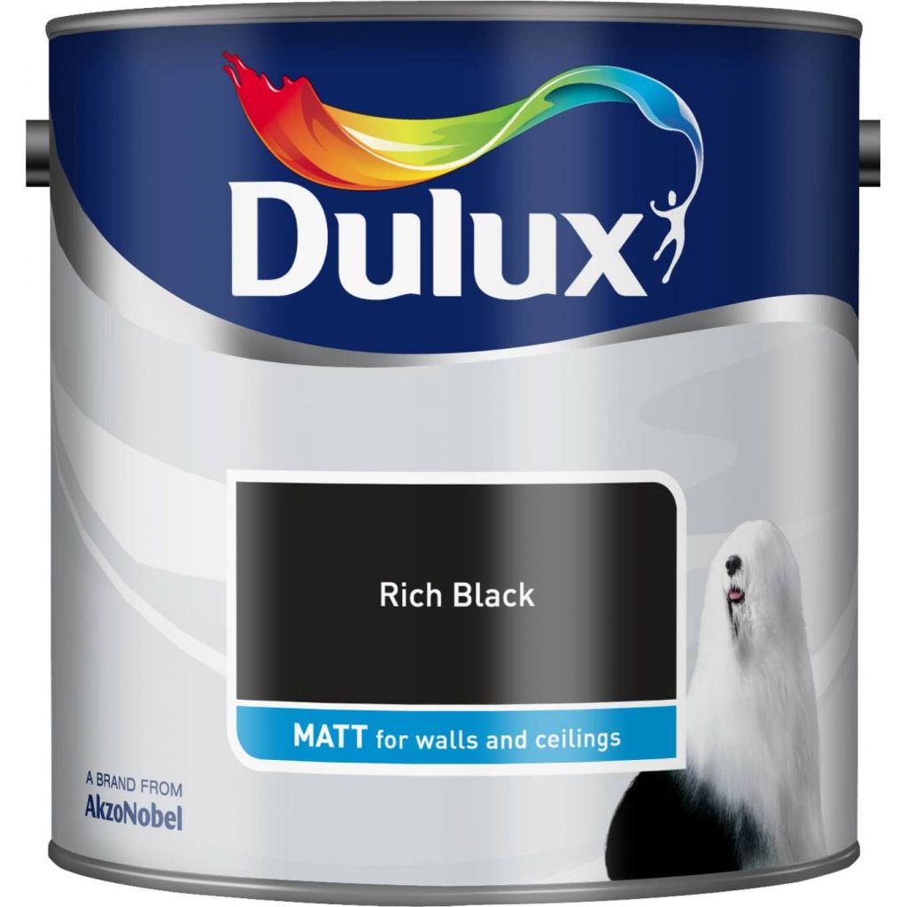 Dulux Matt 2.5L Rich Black