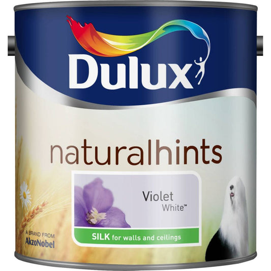 Dulux Natural Hints Silk 2.5L Violet White