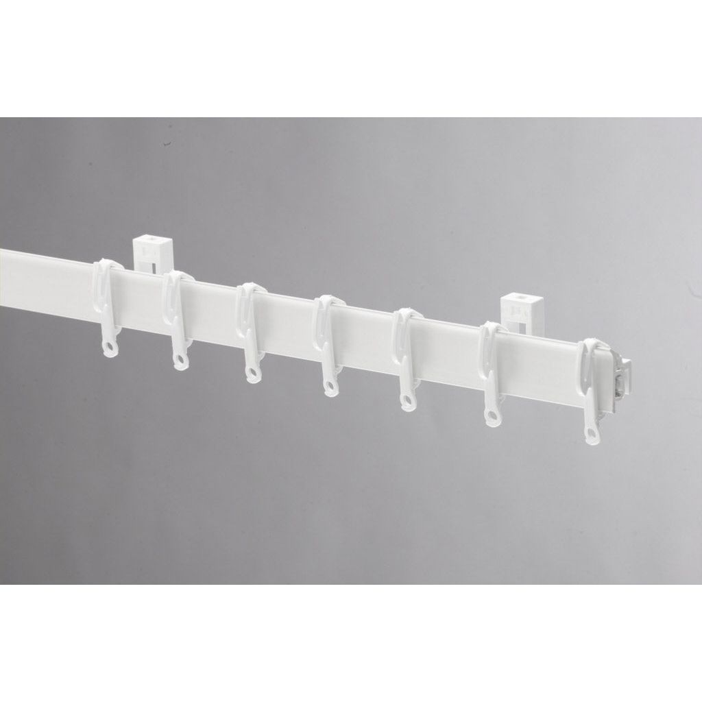 Swish Sologlyde Tringle à Rideau PVC 125 cm Blanc