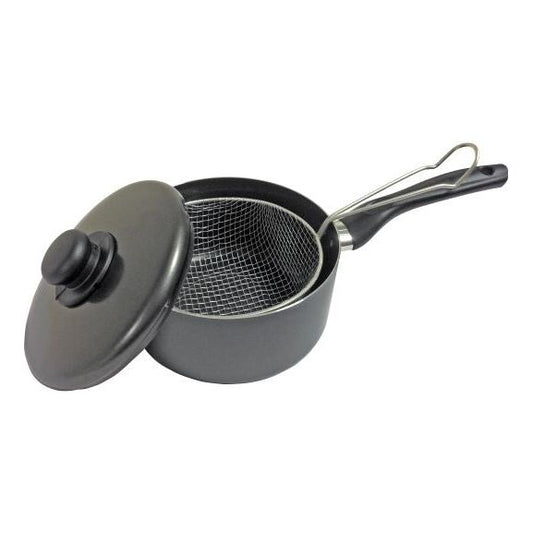 Pendeford The Chef's Choice Polished Chip Pan & Lid 20cm