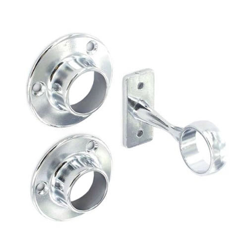 Securit 1 Centre & 2 End Sockets Chrome Plated 19mm