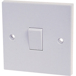 Dencon 10A, 1 Gang 1 Way Switch For BS3676