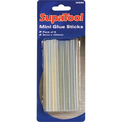 SupaTool Mini bâton de colle 8 mm x 100 mm 8 pièces