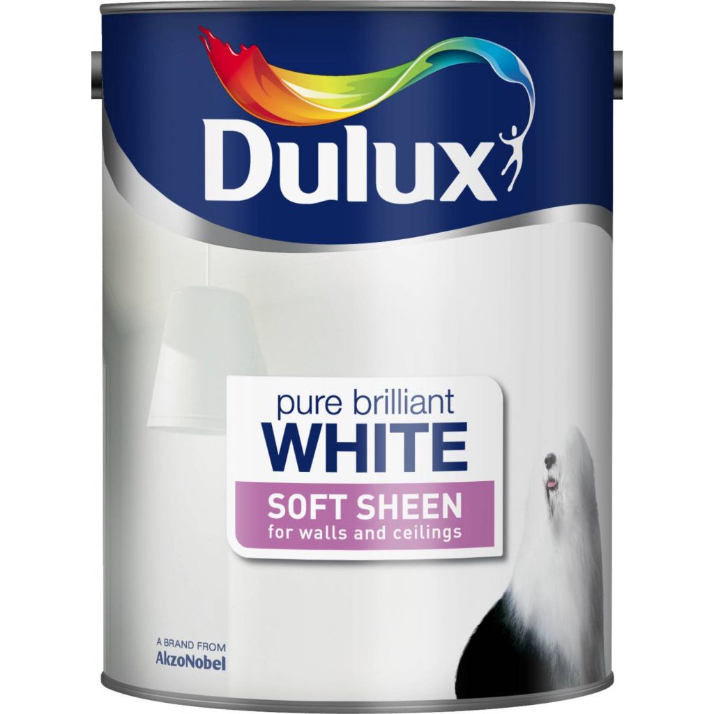 Dulux Soft Sheen 5L Blanco Puro Brillante