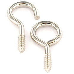 Securit Curtain Wire Hooks & Eyes Nickel Plated (6+6) S6420