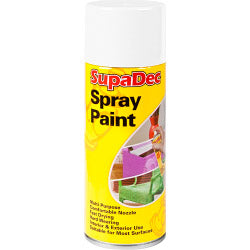 SupaDec Peinture en Spray 400 ml Blanc Brillant